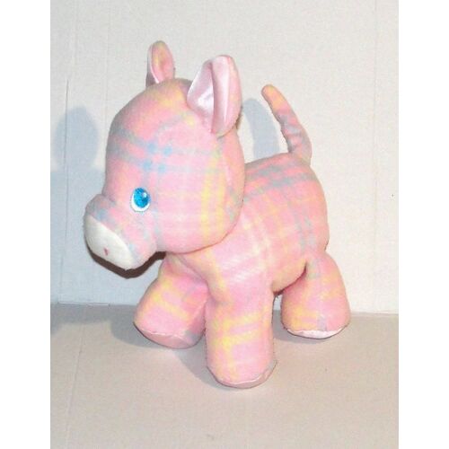 doudou cheval ane blankies baby vintage peluche polaire playskool