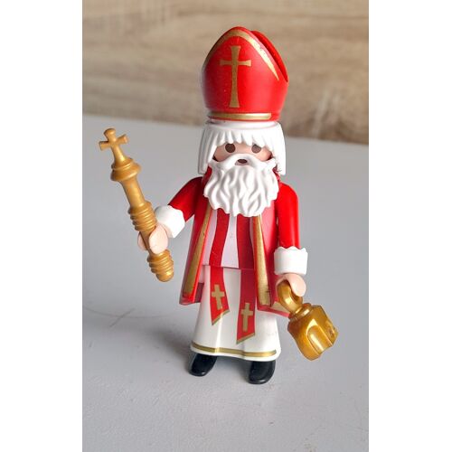 playmobil évêque ou cardinal saint nicolas