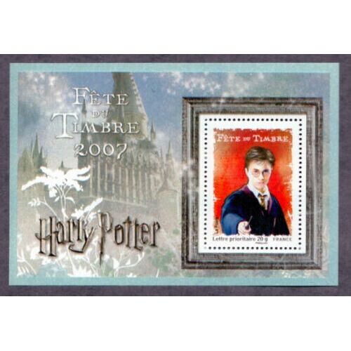 Fête Du Timbre : "Harry Potter" Héros De La Série Bloc Feuillet 106 Année 2007 N° 4024 Yvert Et Tellier Luxe