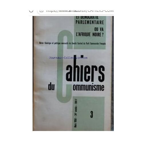 Cahiers Du Communisme Mars 1958 3