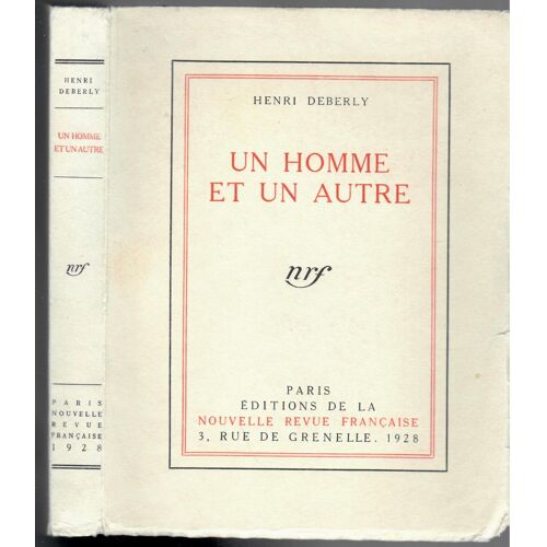Un Homme Et Un Autre E.O. 1928
