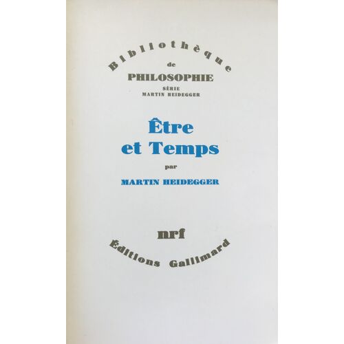 Être Et Temps