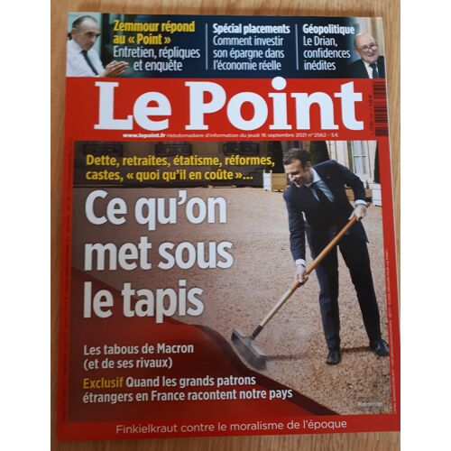 Le Point 2562 Ce Qu'On Nous Met Sous Le Tapis