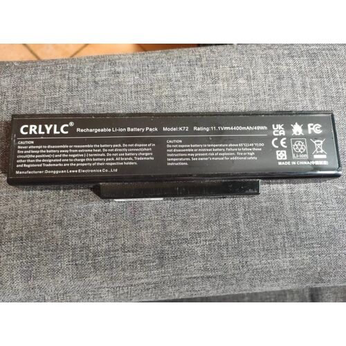 Batterie de PC modèle K72