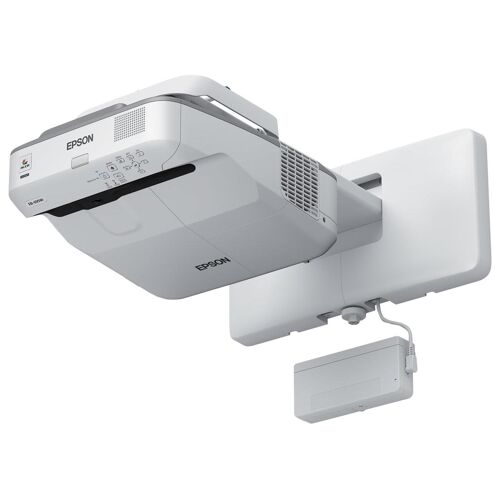 Epson EB-695Wi - Projecteur 3LCD - 3500 lumens (blanc) - 3500 lumens (couleur) - WXGA (1280 x 800) - 16:10 - 720p - LAN - gris, blanc