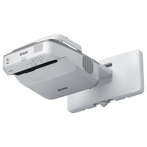 Epson EB-685W - Projecteur 3LCD - 3500 lumens (blanc) - 3500 lumens (couleur) - WXGA (1280 x 800) - 16:10 - 720p - LAN - gris, blanc