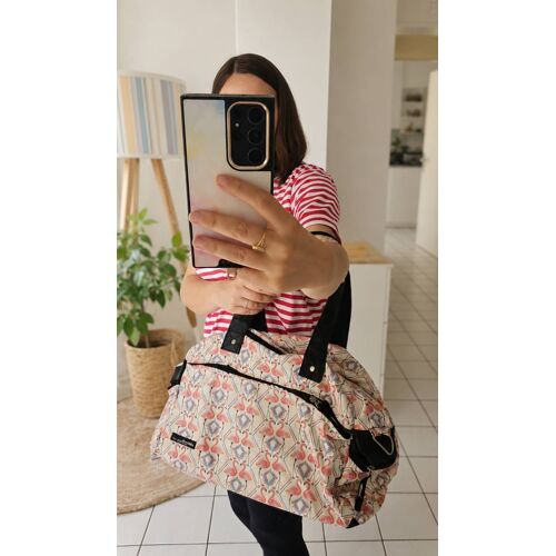 Sac de sport / week-end NVAVTO ¿ Motif flamants roses ¿ Grande capacité