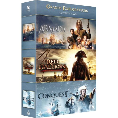 Grands Explorateurs - Coffret 3 Films : Armada + Red Gallion + Conquest
