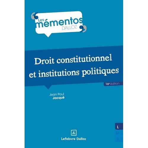 Droit Constitutionnel Et Institutions Politiques
