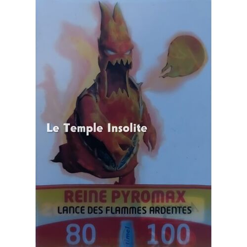 Carte Actimel Acticards - Reine Pyromax Lance Des Flammes Ardentes