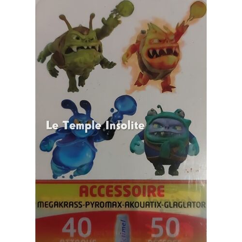 Carte Actimel Acticards - Accessoire Megakrass - Pyromax - Akouatix - Glaglator