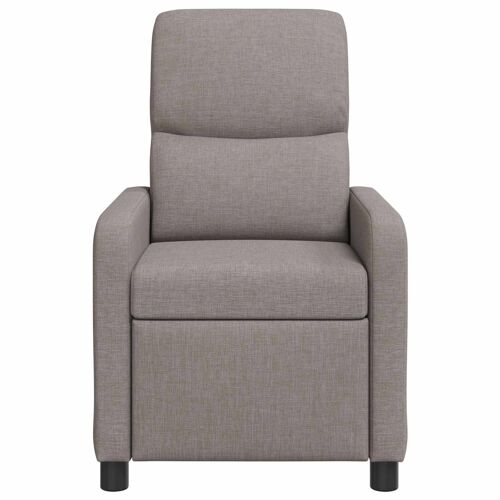 vidaXL Fauteuil inclinable Taupe