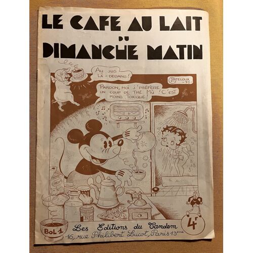 La Café Au Lait Du Dimanche Matin - Bol 1 -
