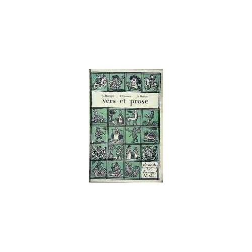Rouger - France - Hubac - Vers Et Prose - Classe De Cinquieme - 1958