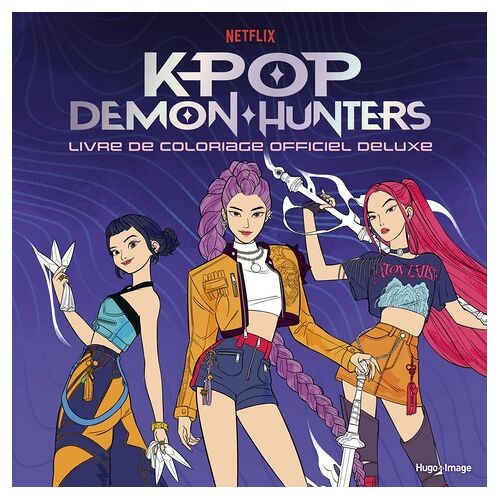 Kpop Demon Hunters - Livre De Coloriage Officiel Deluxe