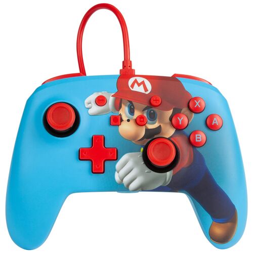 PowerA 1518605-01 accessoire de jeux vidéo Noir, Bleu, Rouge, Blanc USB Manette de jeu Analogique Nintendo Switch