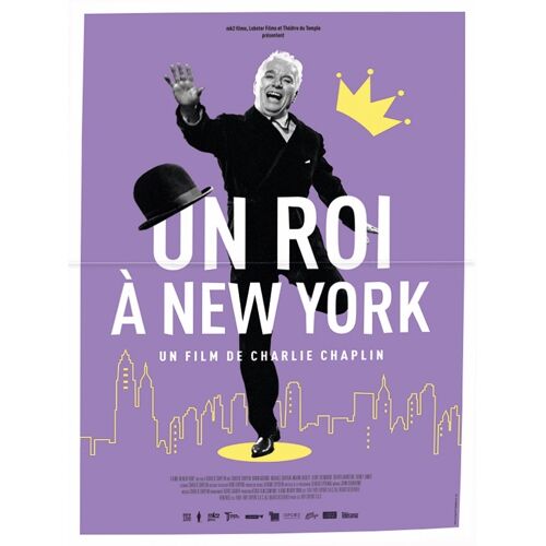 Un Roi À New York (A King In New York) - Affiche De Cinéma Pliée - Format 40x60 Cm - De Et Avec Charlie Chaplin, Dawn Addams, Michael Chaplin - Ressortie