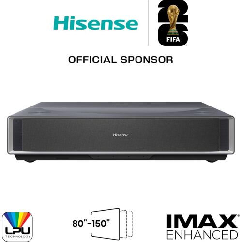 Hisense 20017229 vidéo-projecteur Projecteur à focale ultra courte 2500 ANSI lumens DLP UHD 4K (3840x2160) Compatibilité 3D Noir