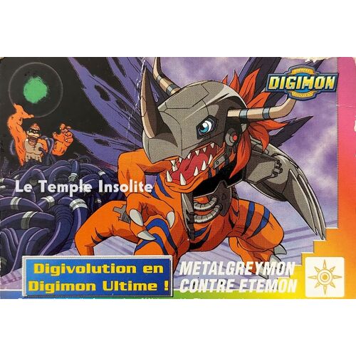 Carte Bandai Digimon - Metalgreymon Contre Etemon 25/32 2000