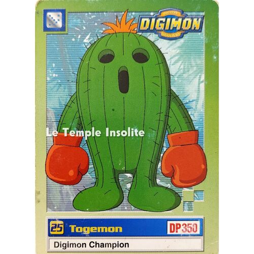 Carte Bandai Digimon - Togemon #25 1999