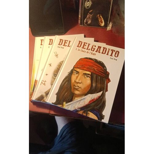 Lot De 4 Bandes Dessinées - Delgadito - De Paul Teng - Bd Must - Série Complète - Tirage A 500 Exemplaires - Avec 1 Illustration.