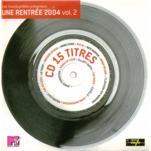 Cd Album Collector Les Inrockuptibles Présentent " Une Rentrée 2004 Vol:2 " 14 Titres De 2004 Dont :Massive Attack , Manu Chao , Estelle , R E M , The Killers ,Le Tigre...