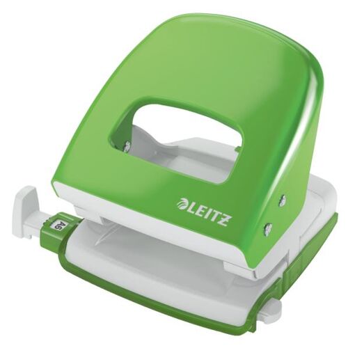 Leitz Nexxt Series Metal Office Hole Punch Perforateur Papier 30 Feuilles Vert