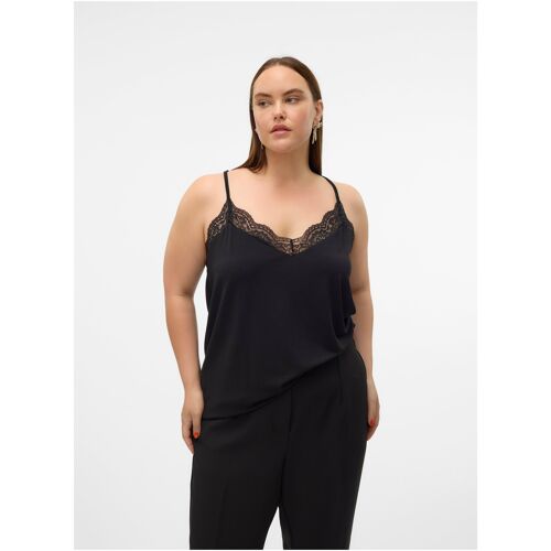 Vero Moda 5714920595748 Chemise Et Haut Haut (Vêtement) Col Rond Sans Manches Polyester, Elastane - S-42/44