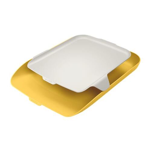 Leitz 52590019 Bac De Rangement De Bureau Polypropylène (Pp) Jaune