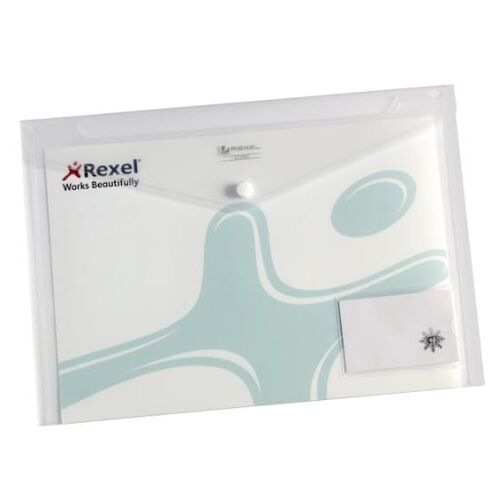 Rexel Chemise Pression Ice Avec Pochette Carte De Visite, A4 (5)