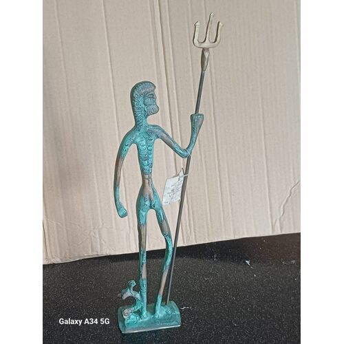 Statuette Poseidon bronze