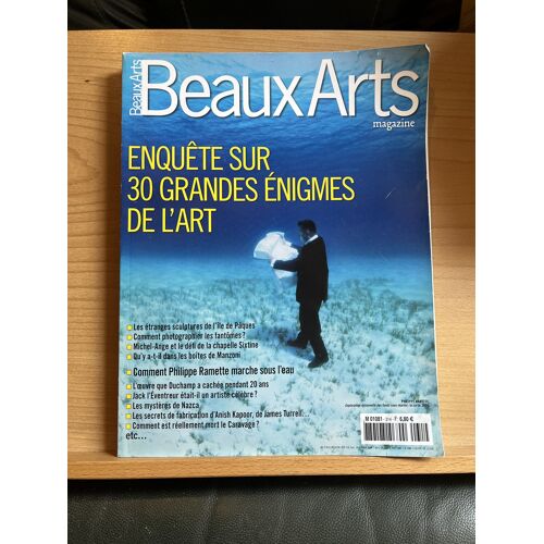 Beaux-Arts Magazine N°314 Aout 2010 Énigmes De L'Art Ramette