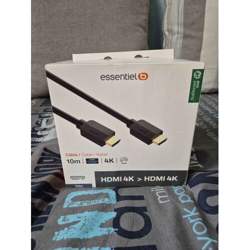 Cable HDMI essentiel b 10 m 4K 18 GBps