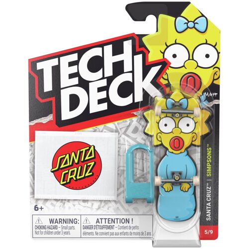 Tech Deck - Pack 1 Authentique Finger Skate Licence - Planche 96 Mm À Personnaliser Avec Autocollants - Mini Skate Doigt - Jouet Enfant - Jeu Enfant 6 Ans Et + - Modèle Aléatoire