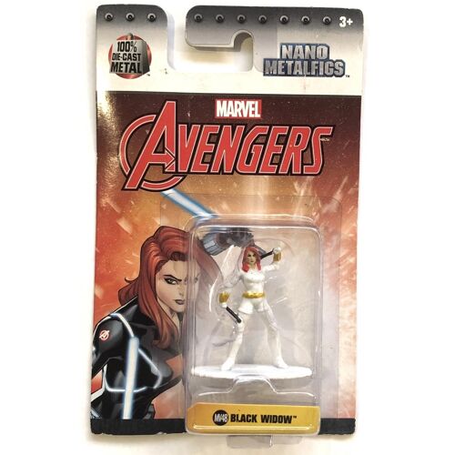 Nano Metalfigs - Marvel - Black Widow - Mv48 - Blanc - Rare