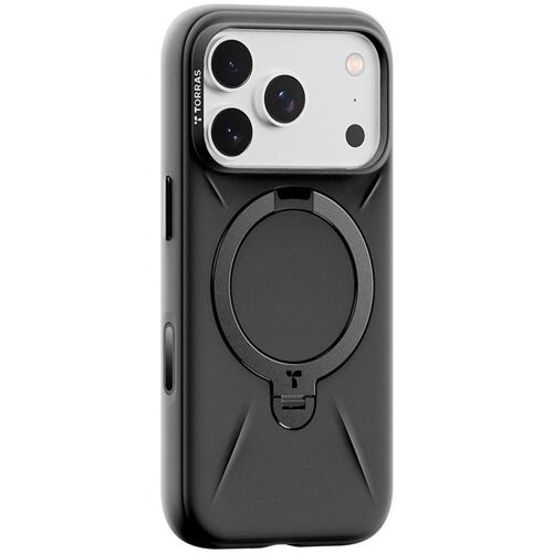 Coque avec support TORRAS pour iPhone 17 Pro Max - Support - Noir
