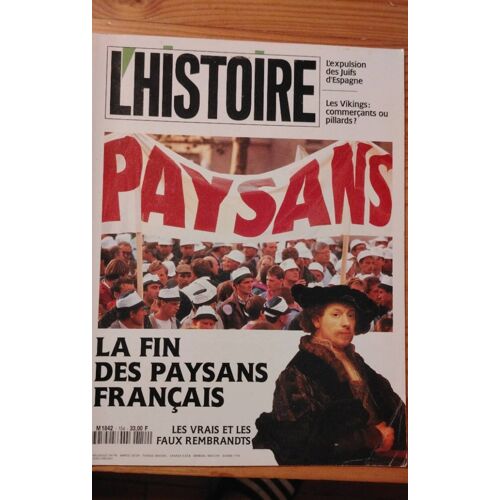 L'Histoire La Fin Des Paysans Francais N 154