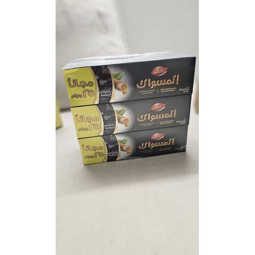 Lot X6 Dentifrice Au Siwak & Charbon Actif - Neuf 