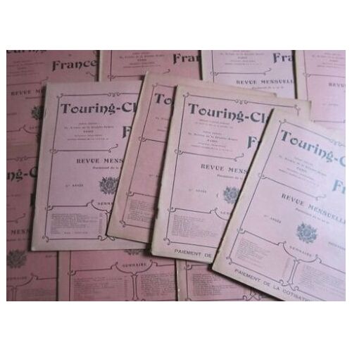 Touring Club De France, Revue Mensuelle, 11 Numéros De L'Année 1907 (Manque Celui De Janvier)