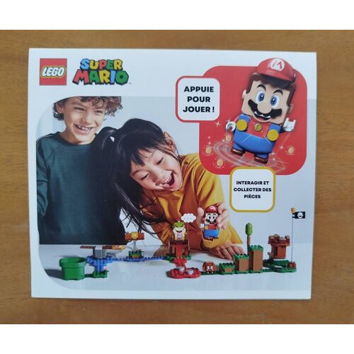 Carte Publicitaire 3d Pour Le Lancement Lego Super Mario