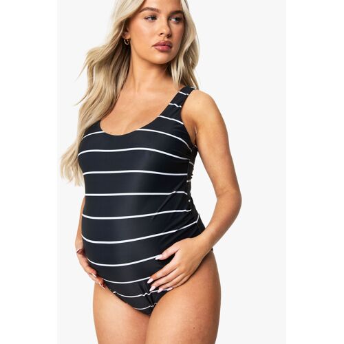 Boohoo Hzz22581-839-20 Maillot De Bain Noir Et Blanc - 12