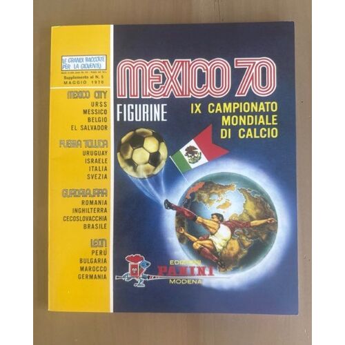 Album Panini Mexico 70 - Version Imprimée Brasil Pelé