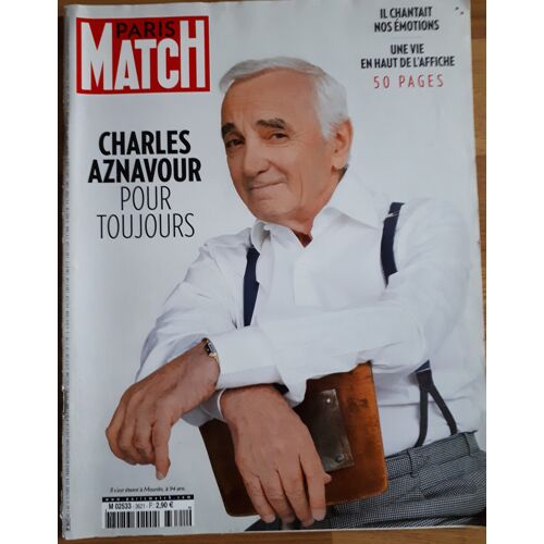 Paris Match 3621 Charles Aznavour Pour Toujours