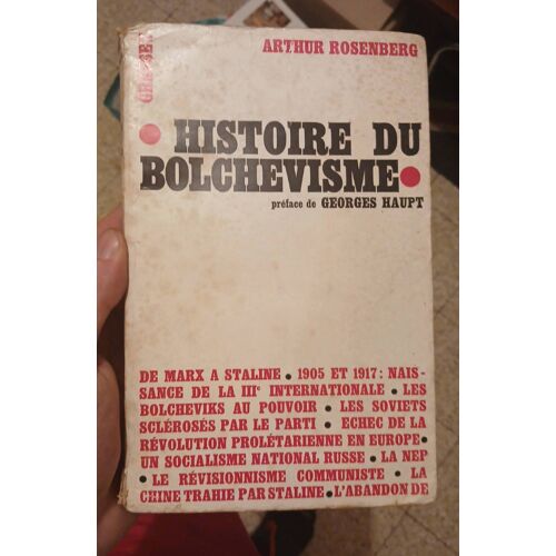 Histoire Du Bolchevisme. Arthur Rosenberg