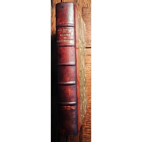Histoire De Manon Lescaut Et Du Chevalier Desgrieux De L'Abbé Prevost. Ed Calmann Levy 1925 Précédée D'Une Étude Par John Lemoinne. Reliure Cuir.