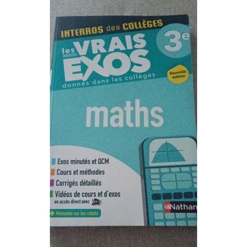 Les Vrais Exos 3ème Maths