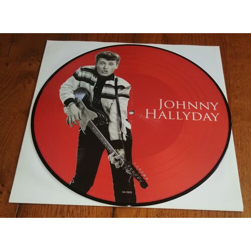 Maxi 45t 12" Picture Disc Vinyle De Johnny Hallyday " Bien Trop Timide + Oui Mon Cher " 2 Titres 2015 ,Limited Access Music Réf : 04.090 9 En Édition Limitée Avec Pochette