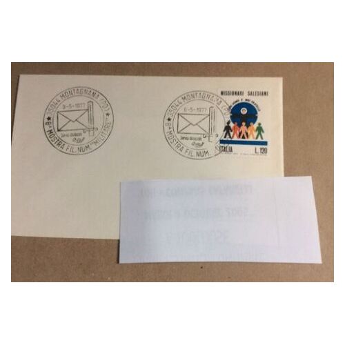 Italie : Enveloppe Premier Jour : Montagnana, Missionari Salesiani, 08/05/1977