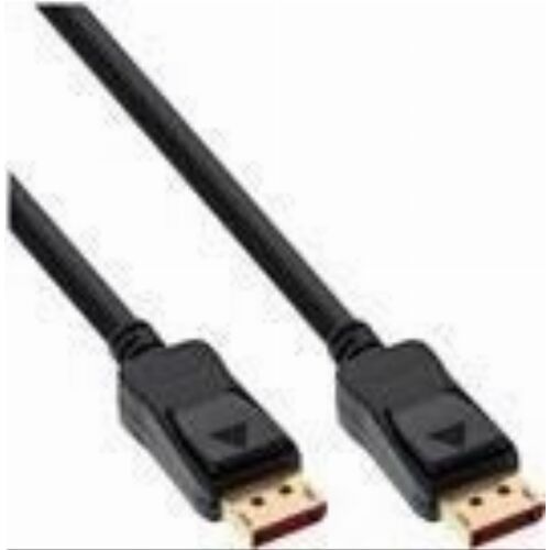 InLine - DisplayPort-Kabel - DisplayPort (M) zu DisplayPort (M) - DisplayPort 1,4 - 2,0m - unterstützt 8K 60 Hz (7680 x 4320) - Schwarz (Packung mit 25) (B-17202P)