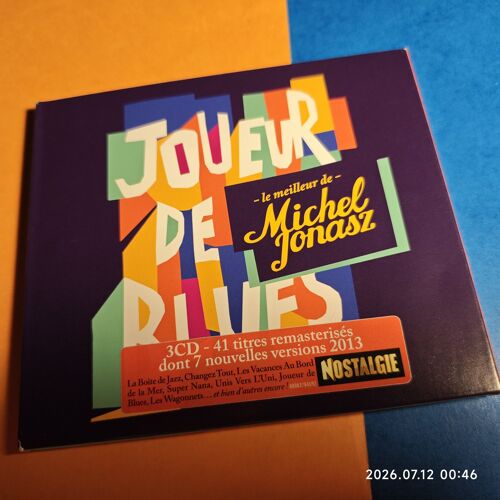 Joueur De Blues.  Le Meilleur De Michel Jonasz 3 Cd